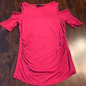 White House Black Market XS cold shoulder top